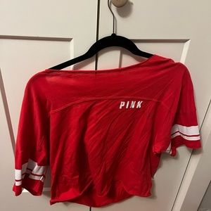 PINK Victoria’s Secret Boxy Tee (never worn)